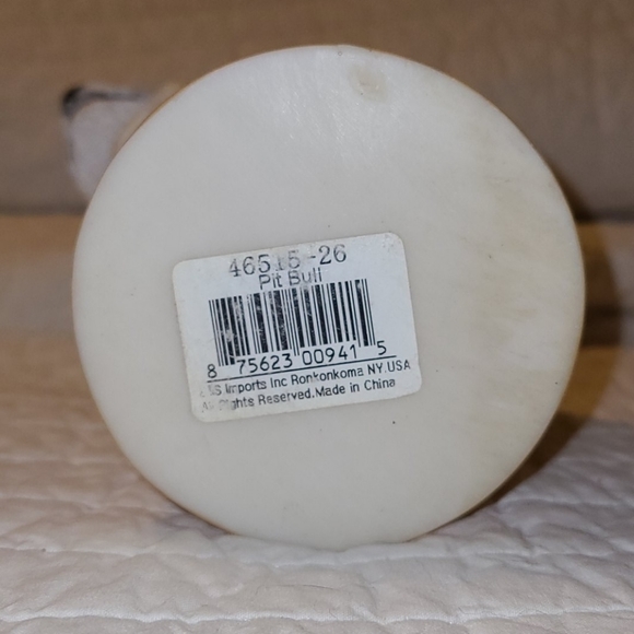 RARE Pit Bull pen/pencil holder HAND PAINTED 🎨 - Picture 4 of 5